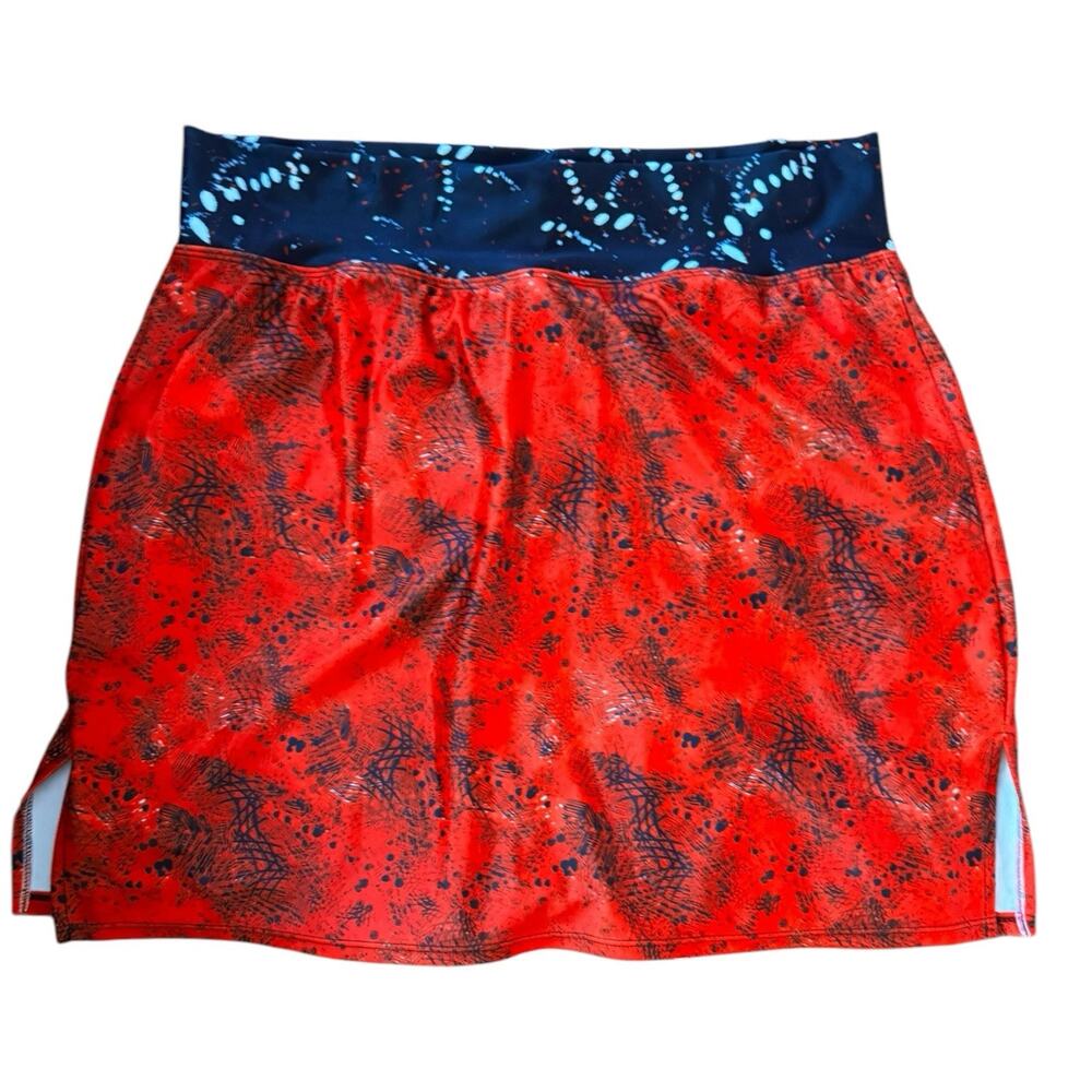NWT Skort Obsession Red Alert Golf Skort Women’s Size XL Pockets Tennis Pull On